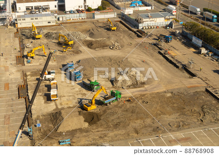 建築施工基礎挖掘工作 建築施工基礎挖掘工作 88768908