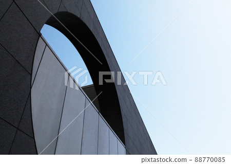 Unique exterior Symbol arch modeling on the front of the building Unique exterior Symbol arch modeling on the front of the building 88770085