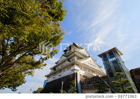 大阪城堡抬頭 88771063