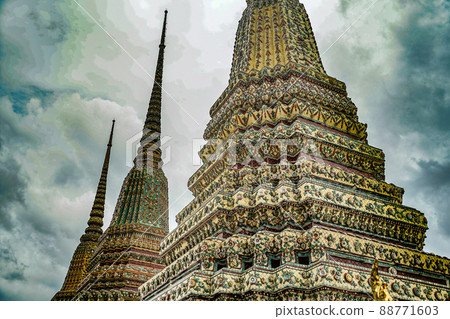 Religious facility at Wat Pho Religious facility at Wat Pho 88771603