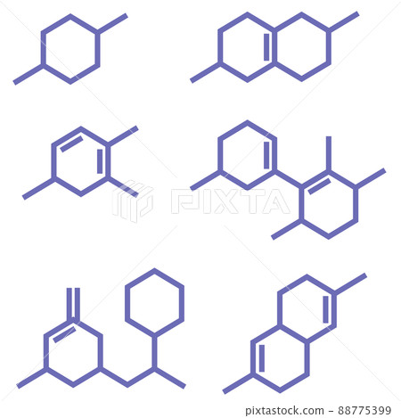 Illustration of chemical formula expressing cell junction 88775399