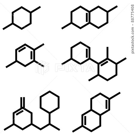 Illustration of chemical formula expressing cell junction 88775408