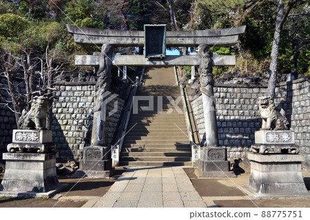 品川神社鳥居蒼龍 品川神社鳥居蒼龍 88775751