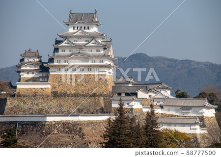 Beautiful scenery of Himeji Castle, a national treasure Beautiful scenery of Himeji Castle, a national treasure 88777500