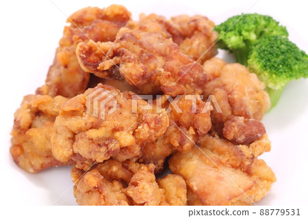 Fried chicken chicken with a bright background Fried chicken chicken with a bright background 88779531