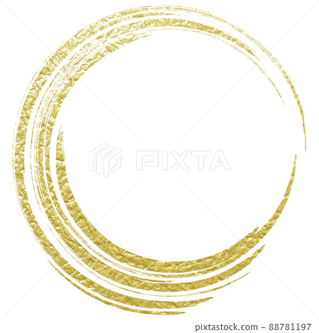 Brush circle gold Brush circle gold 88781197