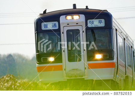 JR Taita Line running near Kani Station JR Taita Line running near Kani Station 88782033