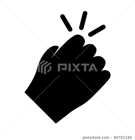 Hand knocking on door icon. Vector illustration 88783180