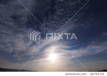 夏日早晨天空與各種上層雲,超廣角,220530pm,天空主 夏日早晨天空與各種上層雲,超廣角,220530pm,天空主 88783356