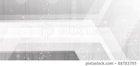 Quantum processing. Deep learning artificial intelligence. Future new technology  for business or science presentation 88783705