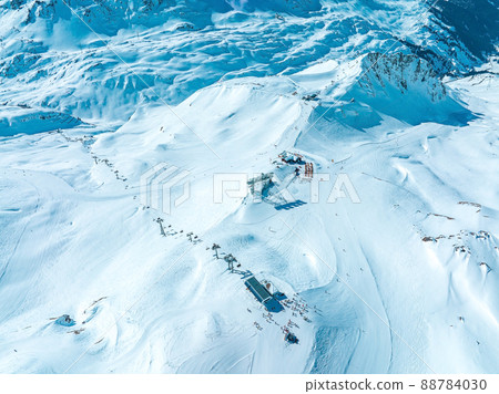 Alpine ski resort St. Anton am Arlberg in winter time Alpine ski resort St. Anton am Arlberg in winter time 88784030
