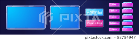 Live stream background, online multimedia player Live stream background, online multimedia player 88784947