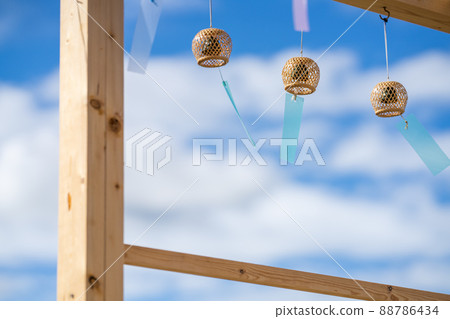 藍天竹工藝風鈴 藍天竹工藝風鈴 88786434