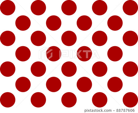 Large dot background material polka dot illustration material 88787606