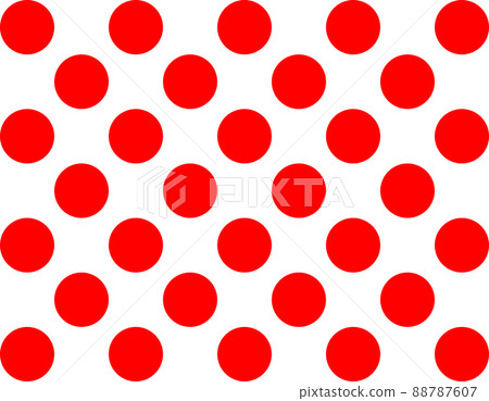Large dot background material polka dot illustration material Large dot background material polka dot illustration material 88787607