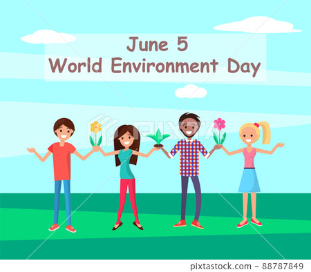 June 5 World Environment Day Connecting People 88787849