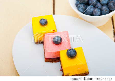 strawberry and mango mousse dessert cake strawberry and mango mousse dessert cake 88788708