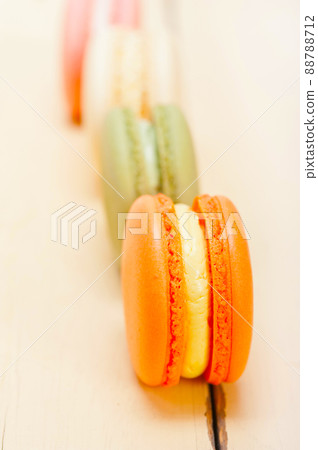 colorful french macaroons 88788712