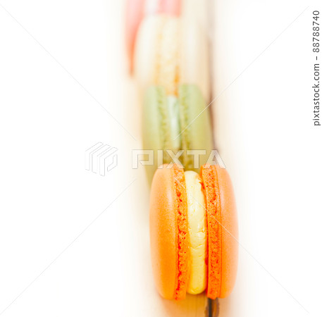 colorful french macaroons 88788740