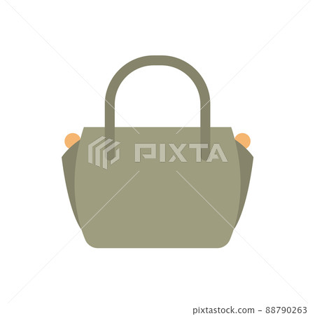 Fashionable Female Leather Handbag of Grey Color Fashionable Female Leather Handbag of Grey Color 88790263