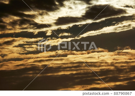Early winter morning sky, clouds illuminated by the morning sun, telephoto, 211114am Early winter morning sky, clouds illuminated by the morning sun, telephoto, 211114am 88790867
