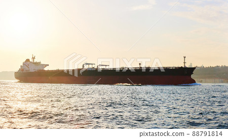 Logistics and transportation of International Container Cargo ship. Freight Transportation, Shipping. 88791814