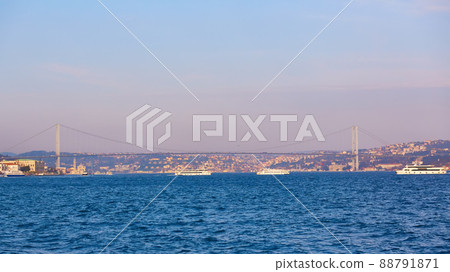 Bosphorus Bridge. 15th July Martyrs Bridge. 15 Temmuz Sehitler Koprusu. 88791871