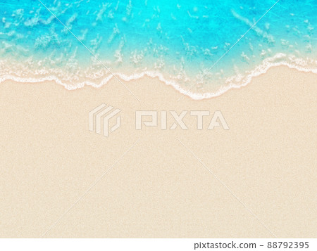 Beach marine blue background material 88792395