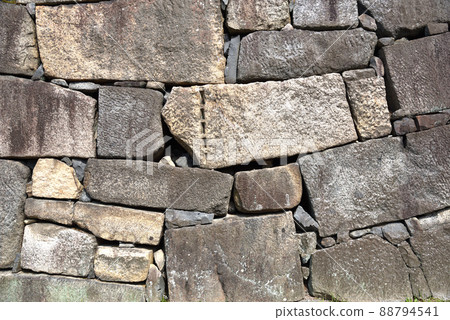 Stone wall of Nagoya castle 88794541