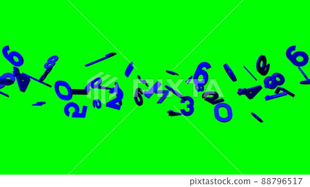 數字動畫 數字 抽象 88796517