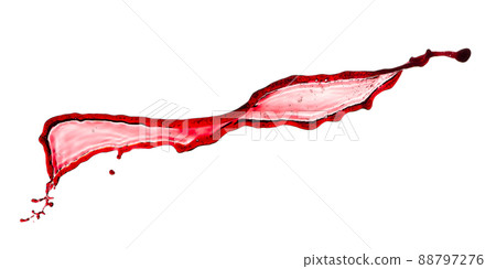 Isolated Red wine splash on white background Isolated Red wine splash on white background 88797276