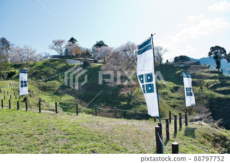 Gassantoda Castle, a well-maintained spring horse riding ground Gassantoda Castle, a well-maintained spring horse riding ground 88797752