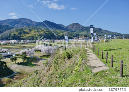 Gassantoda Castle，一個維護良好的春季騎馬場 88797753