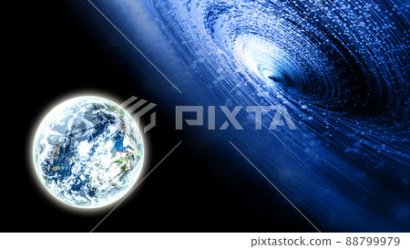 universe galaxy particle swirl internet technology space sense background 88799979