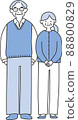 Elderly couple 88800829