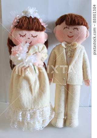 Wedding Marriageable Age Wedding Doll Welcome Doll Felt Doll Newlyweds Wedding Cancellation 88801384