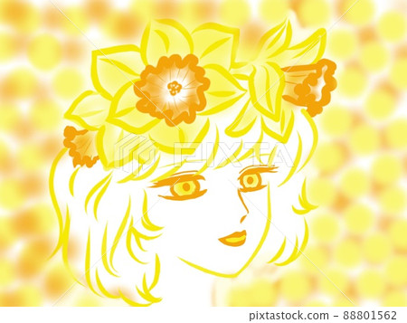 水仙花冠的女人 水仙花冠的女人 88801562