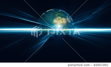 Fantasy Space Landscape 88801992