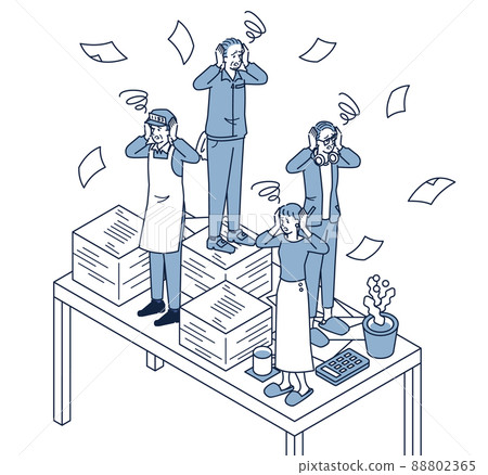 A sole proprietor who has trouble organizing and managing complicated documents 88802365