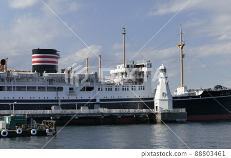 Hikawa Maru Opened as a museum ship in Yokohama City. Operated for a long time on the North Pacific route in front of Yamashita Park Important Cultural Property Hikawa Maru Opened as a museum ship in Yokohama City. Operated for a long time on the North Pacific route in front of Yamashita Park Important Cultural Property 88803461