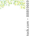 Simple leaf white background 88803669