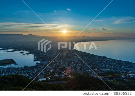 拍攝於黎明函館市函館山展望台 88806532