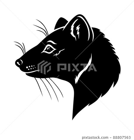 Marten head icon 88807563