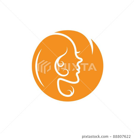 head woman vector icon illustration concept design head woman vector icon illustration concept design 88807622