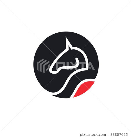 Horse icon  Template Vector illustration 88807625