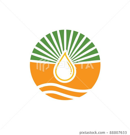 palm oil icon vector concept design template palm oil icon vector concept design template 88807633