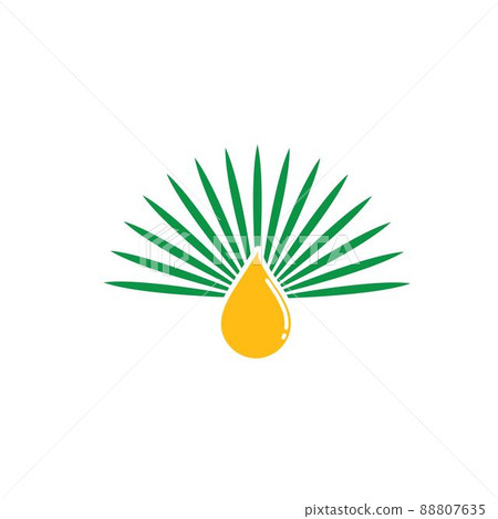 palm oil icon vector concept design template palm oil icon vector concept design template 88807635