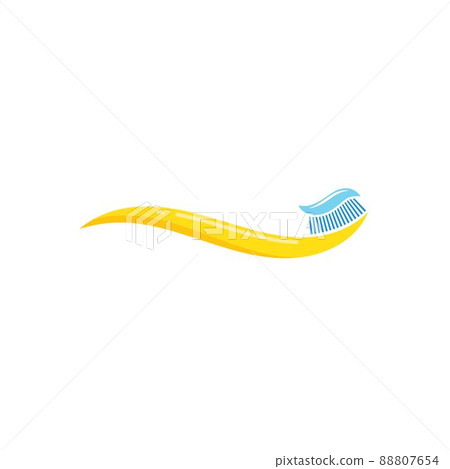 toothbrush vector illustration concept design template toothbrush vector illustration concept design template 88807654