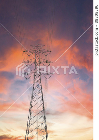 high voltage pole tower technology structure abstract background high voltage pole tower technology structure abstract background 88808596