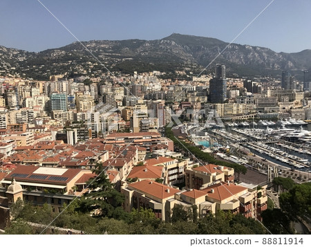 Skyscraper district of Monte Carlo, Principality of Monaco 88811914